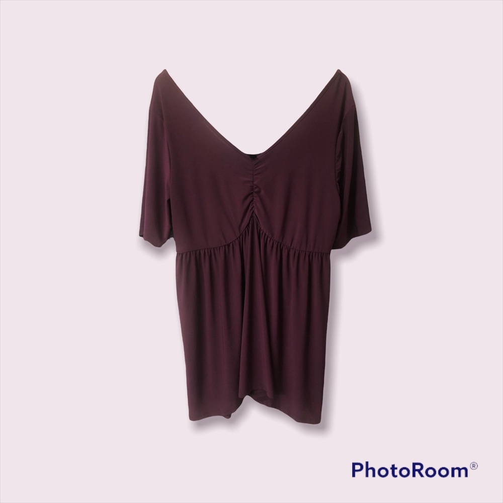 Size 2 Torrid deep purple blouse